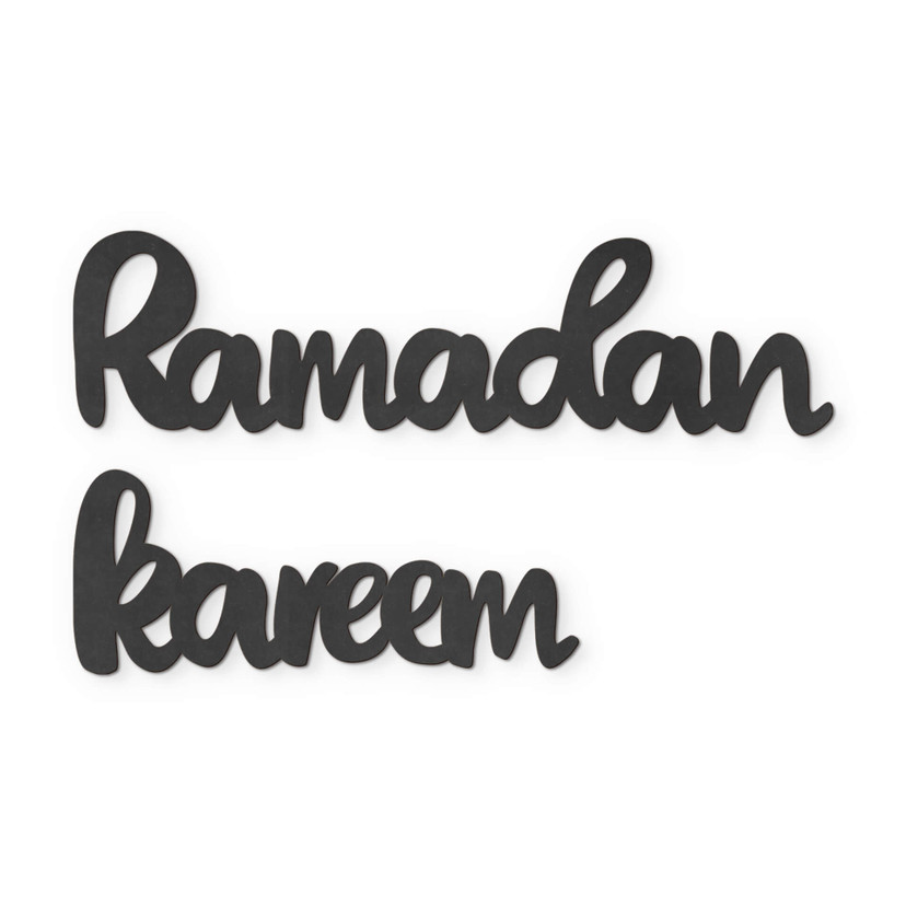 Décoration en bois MDF - Ramadan Kareem