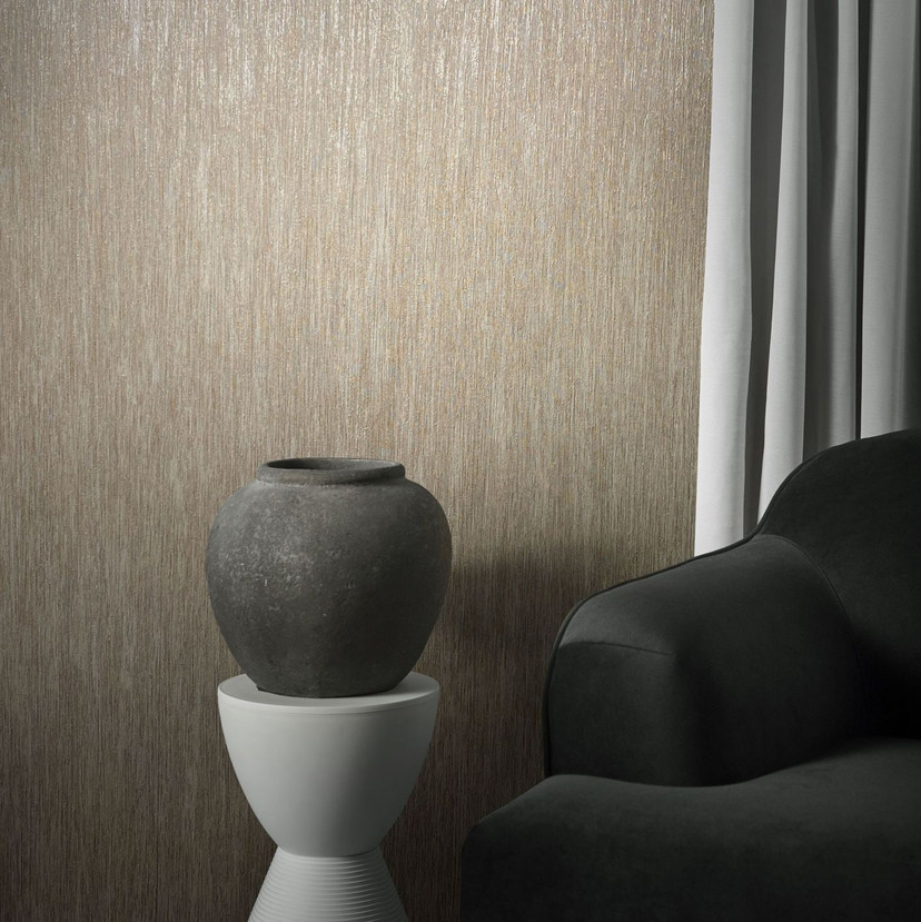 Almindeligt tapet, non-woven vægbeklædning Natural Opulence beige