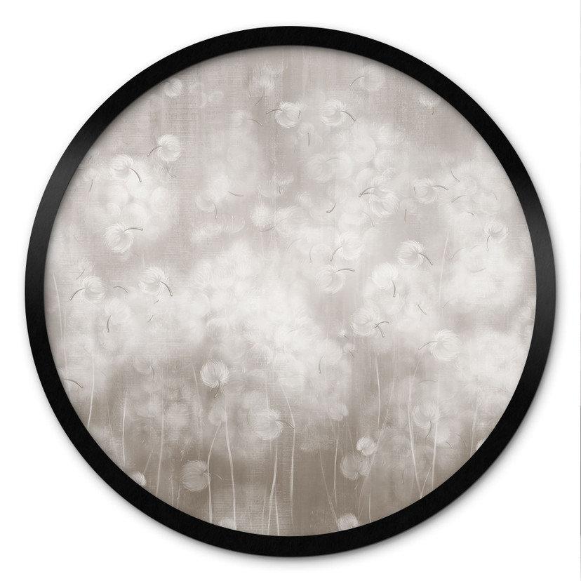 Poster Dandelion Dream in Beige - Ms Tiff - Rond
