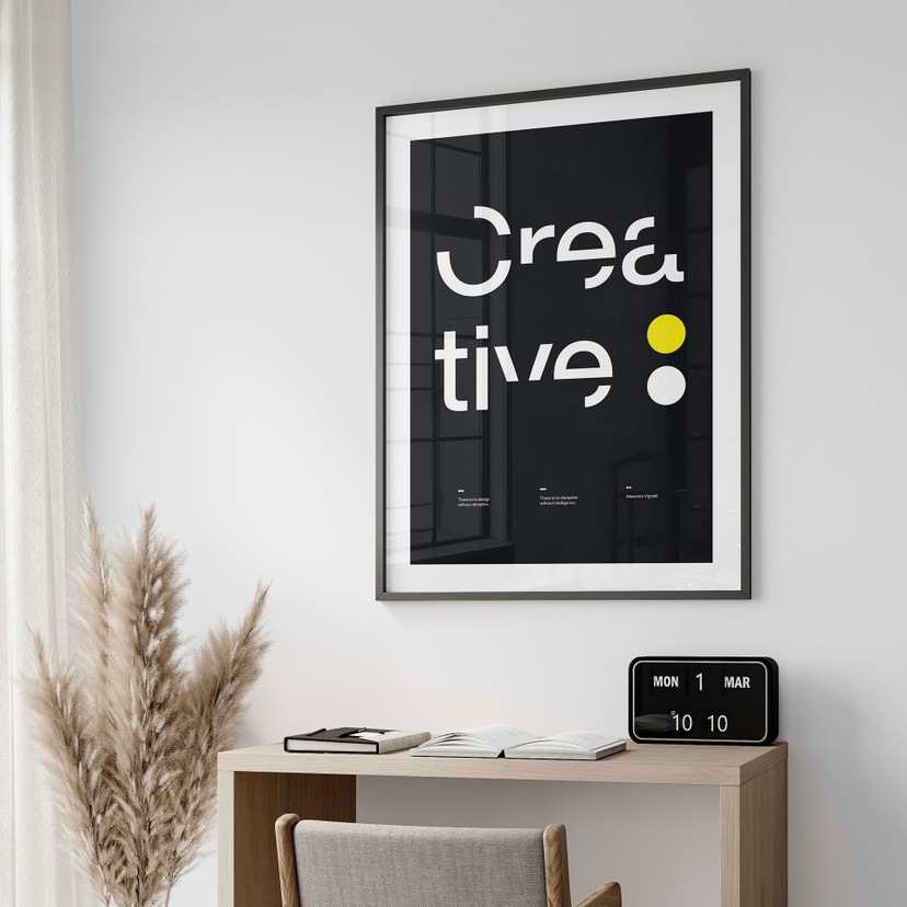 Poster Creatief Typografie Design - Sub88 Studio