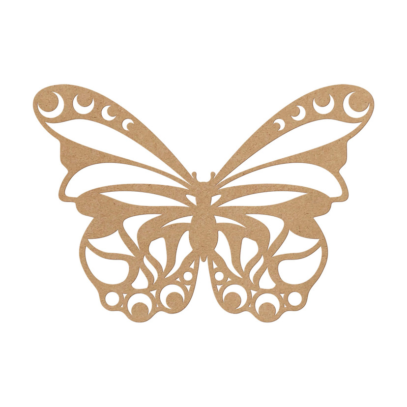 Dekoracja zwierzęca motyl - MDF natura