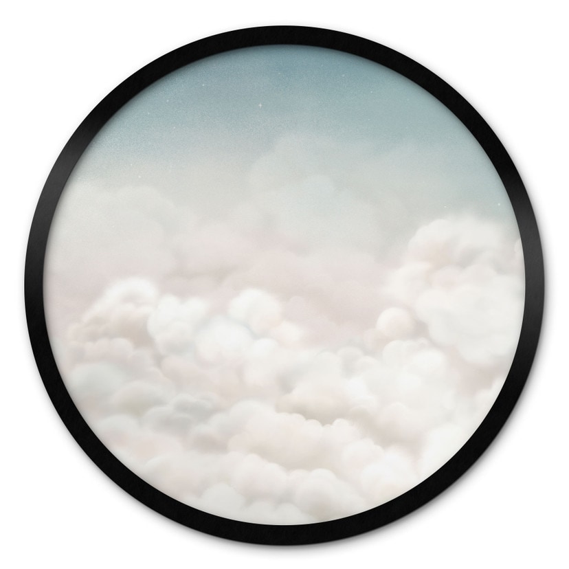 Poster Nuages Paisibles - Oliver Robins - Rond