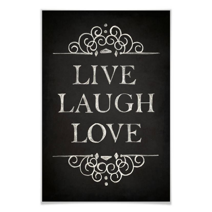 Poster - Live Laugh Love
