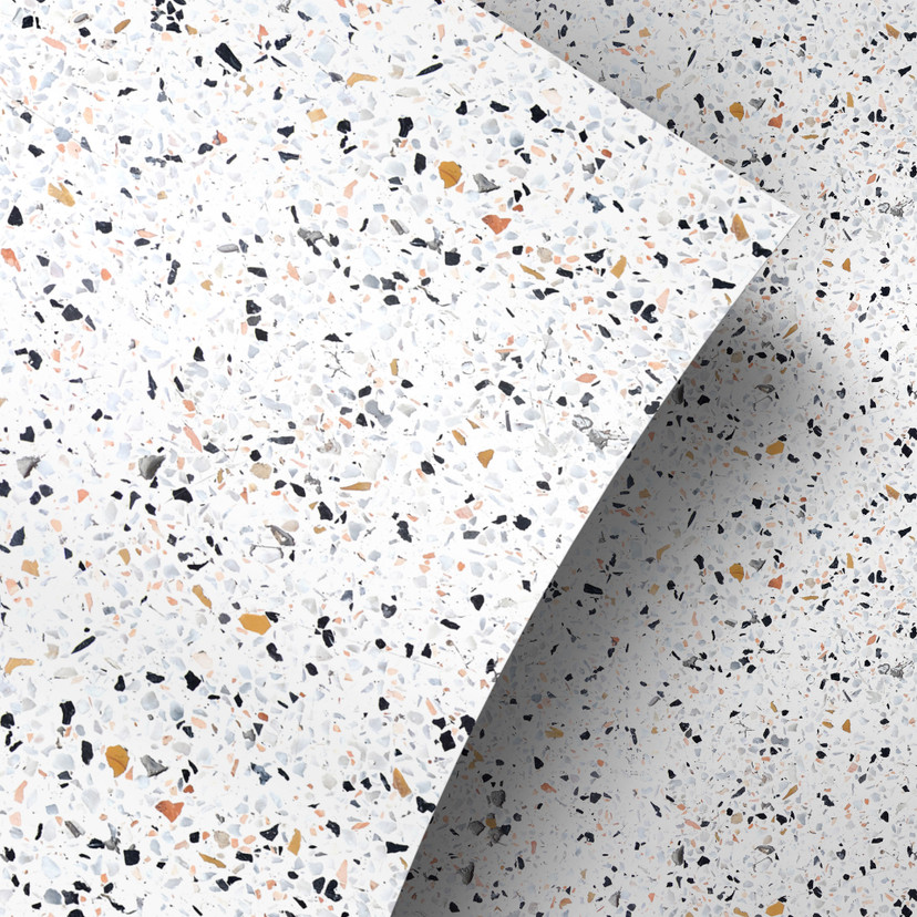 Okleiny meblowe, folia dekoracyjna - do wycierania - Terrazzo