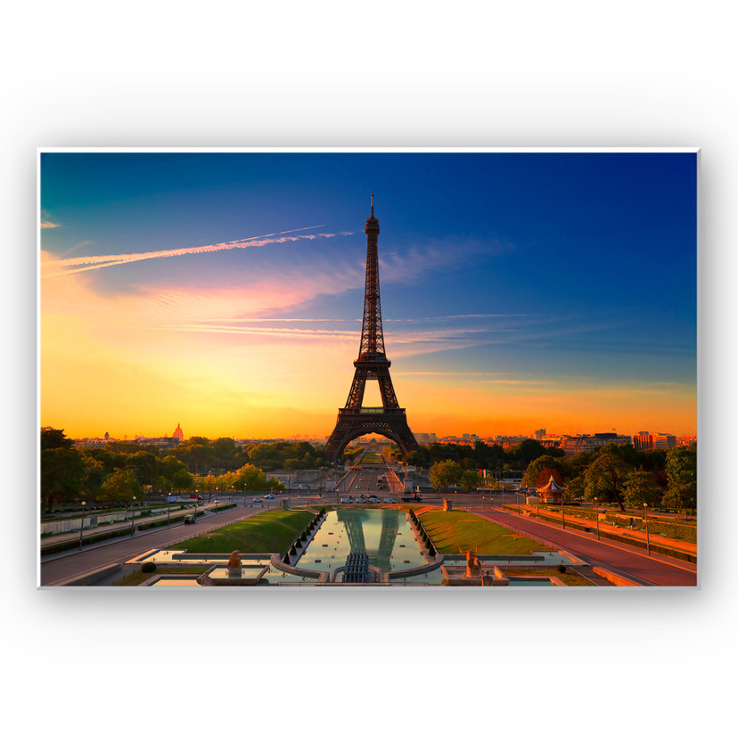 Tableau Forex - Tour Eiffel au coucher de soleil