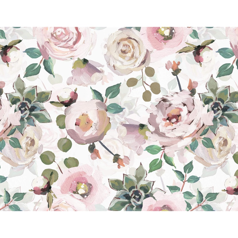 Papier peint photo UN Designs - Fleurs en peinture