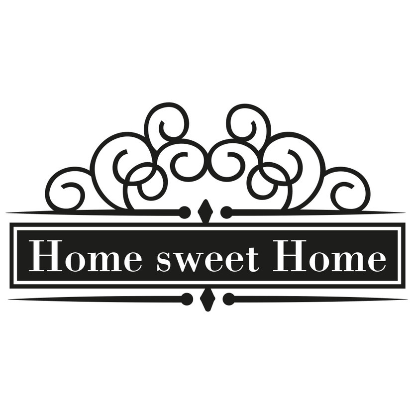 Wallsticker Home sweet Home 4