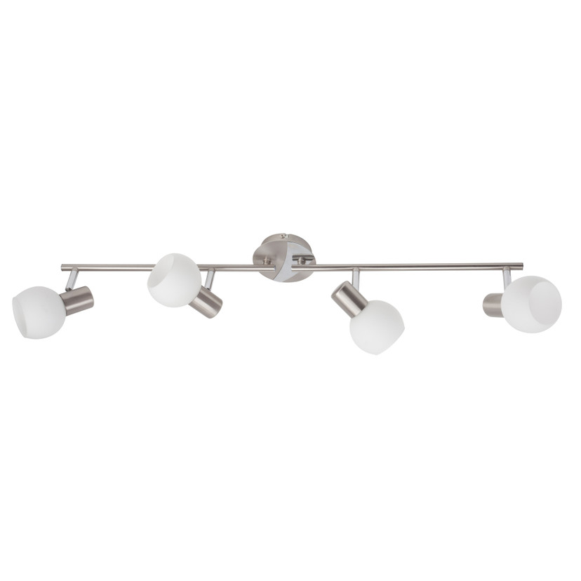 Spotrohr Piet, metallic, 78 x 16 cm, Glas Strahler