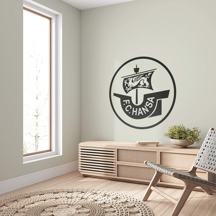 Wandtattoo Hansa Rostock Logo einfarbig