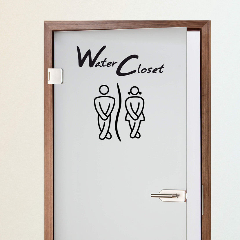 Sticker mural - Water Closet