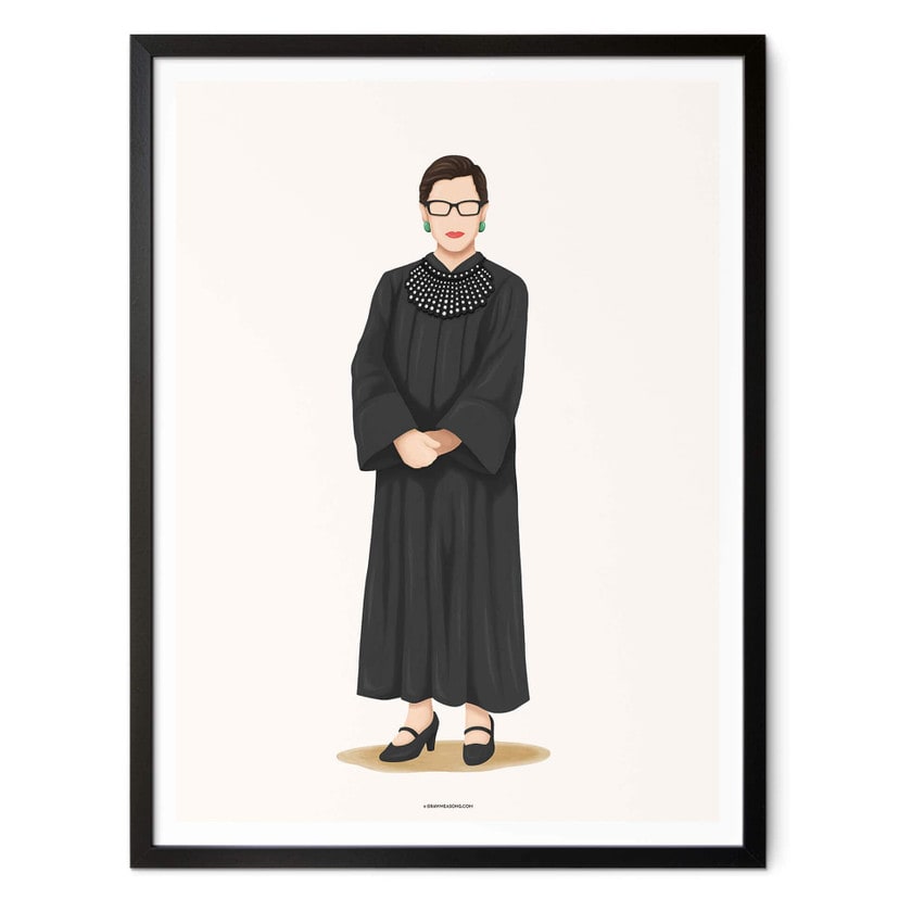 Plakat Tohmé - Ruth Bader Ginsburg