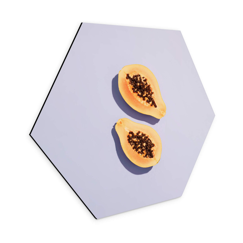 Hexagone - alu-Dibond 1X Studio - Papaye