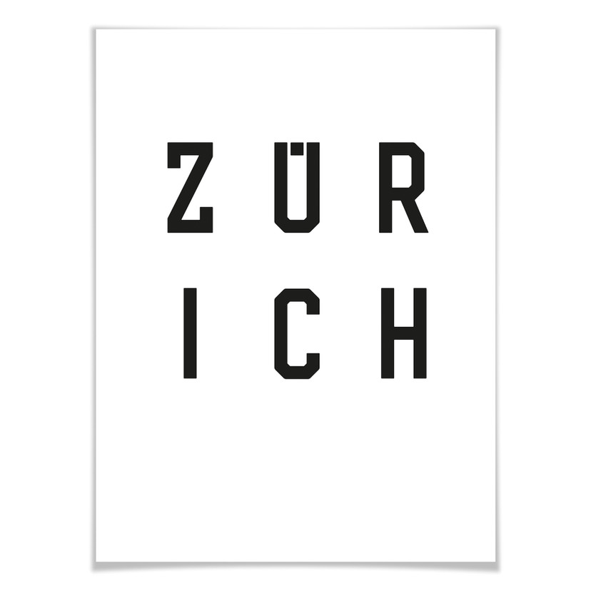 Plakat - Typografia Zurych