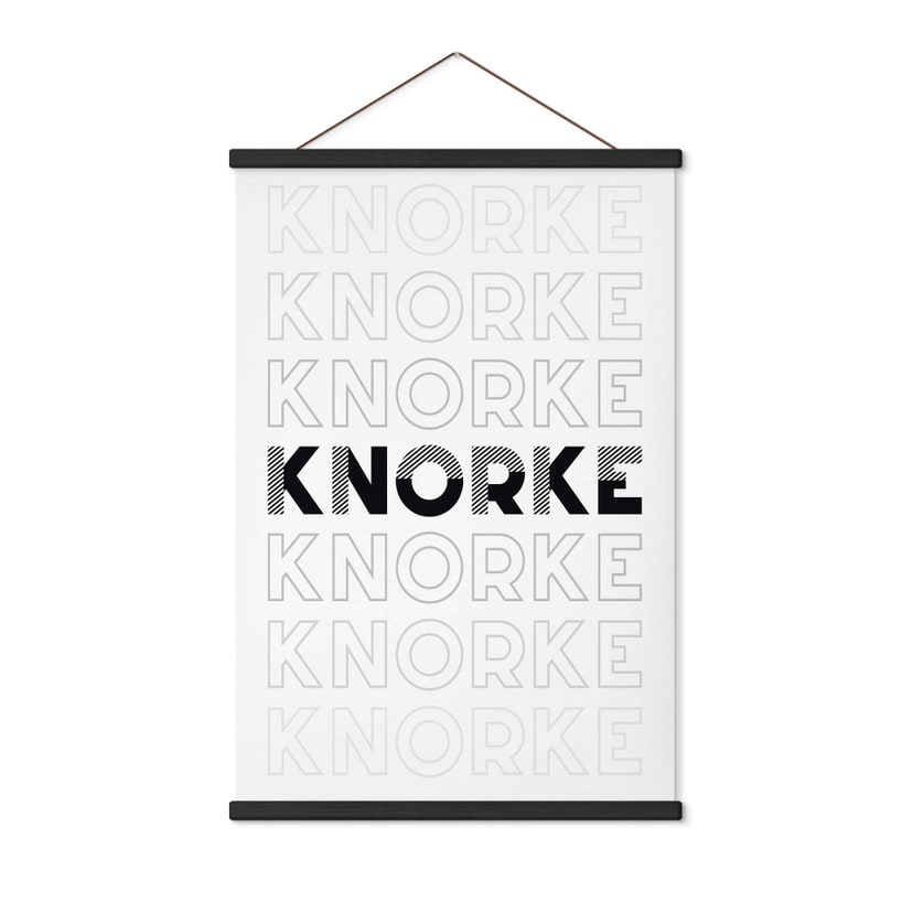 Stoffbild Typograife - Knorke