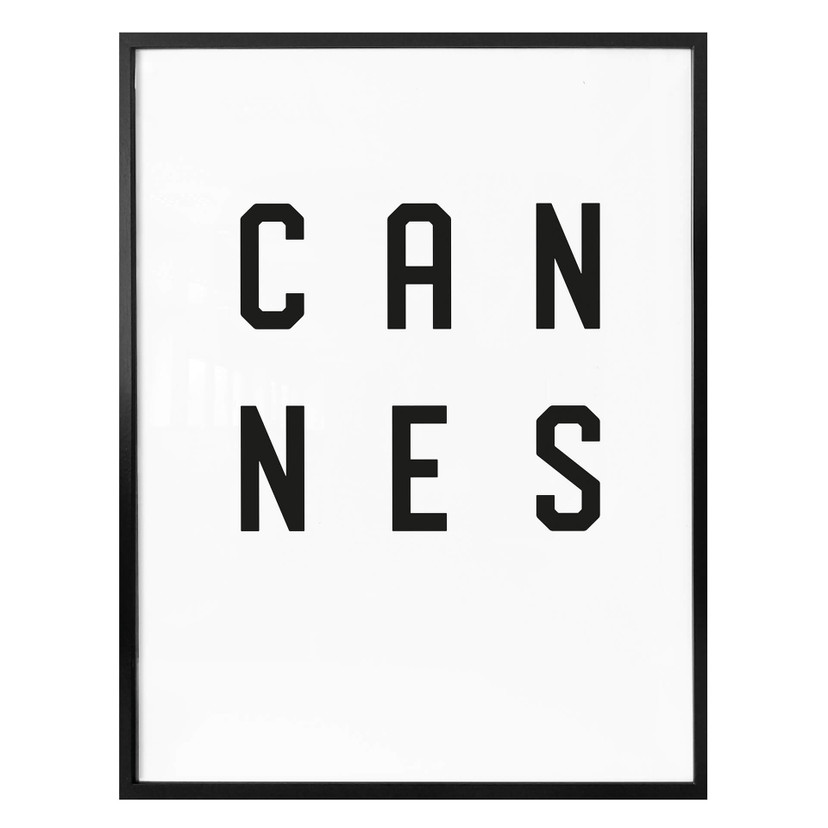 Plakat - Typografia Cannes