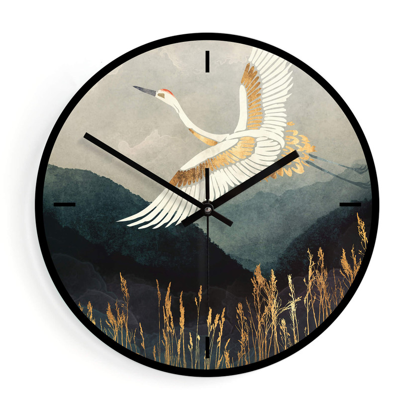 Wanduhr aus Glas - SpaceFrog Designs - Eleganz - Ø 30 cm