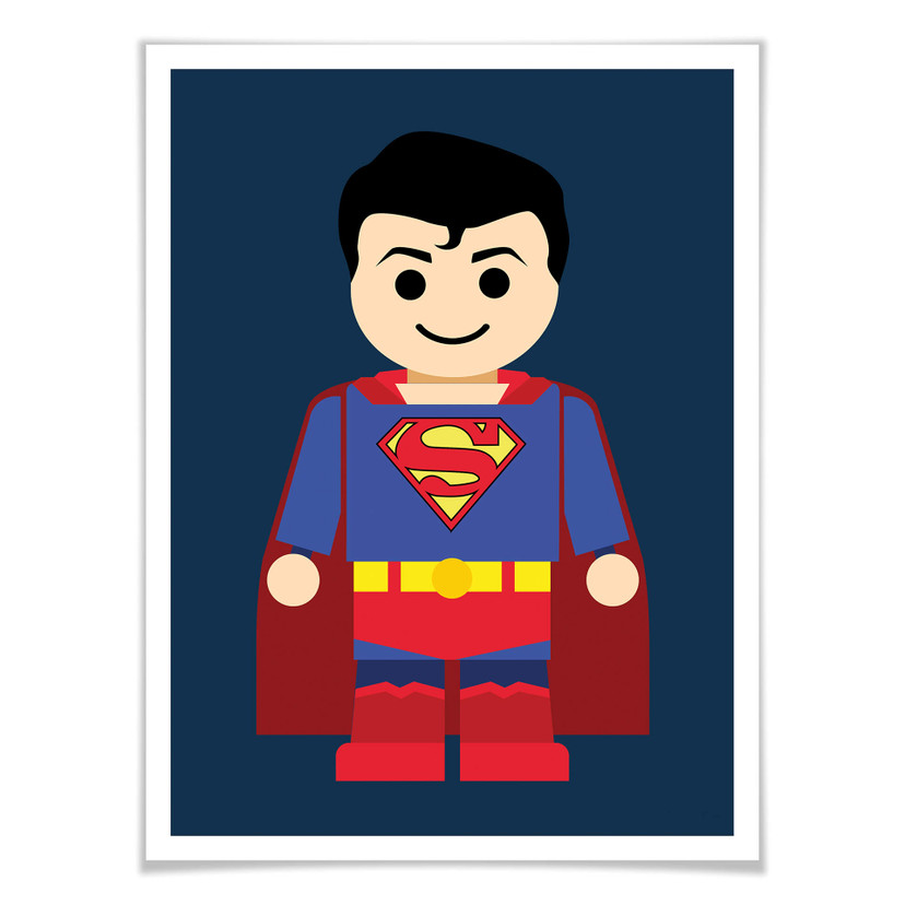 Plakat Gomes - zabawka Superman