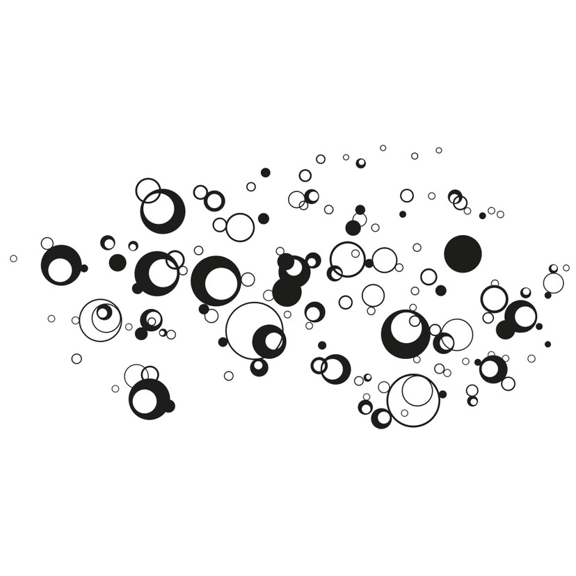 Wallsticker - Luftbobler