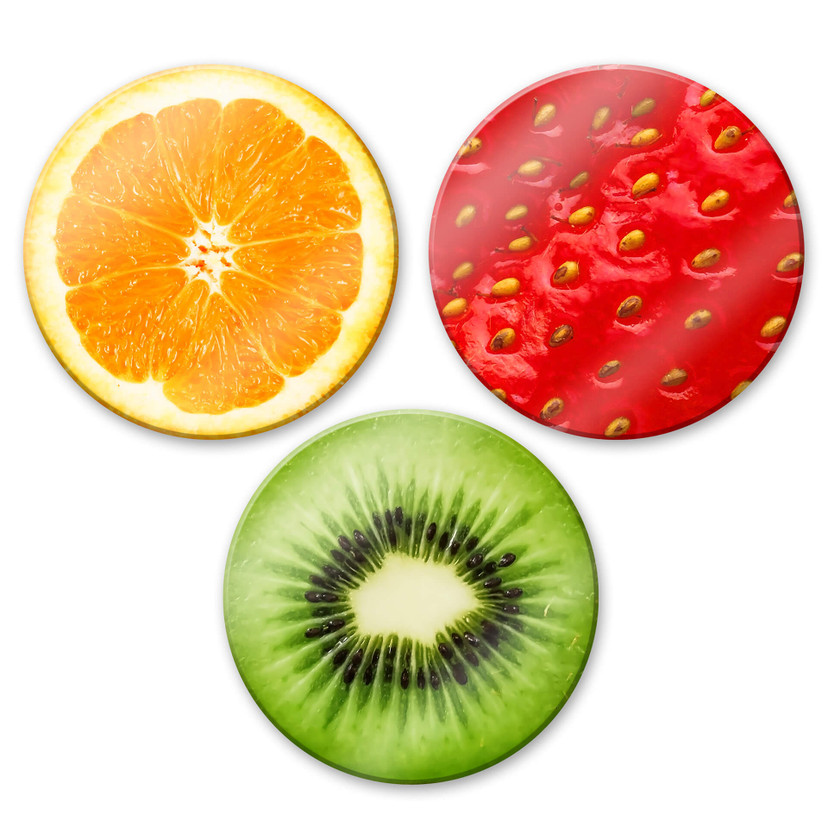 Stampa vetro tonde - Tuttii frutti