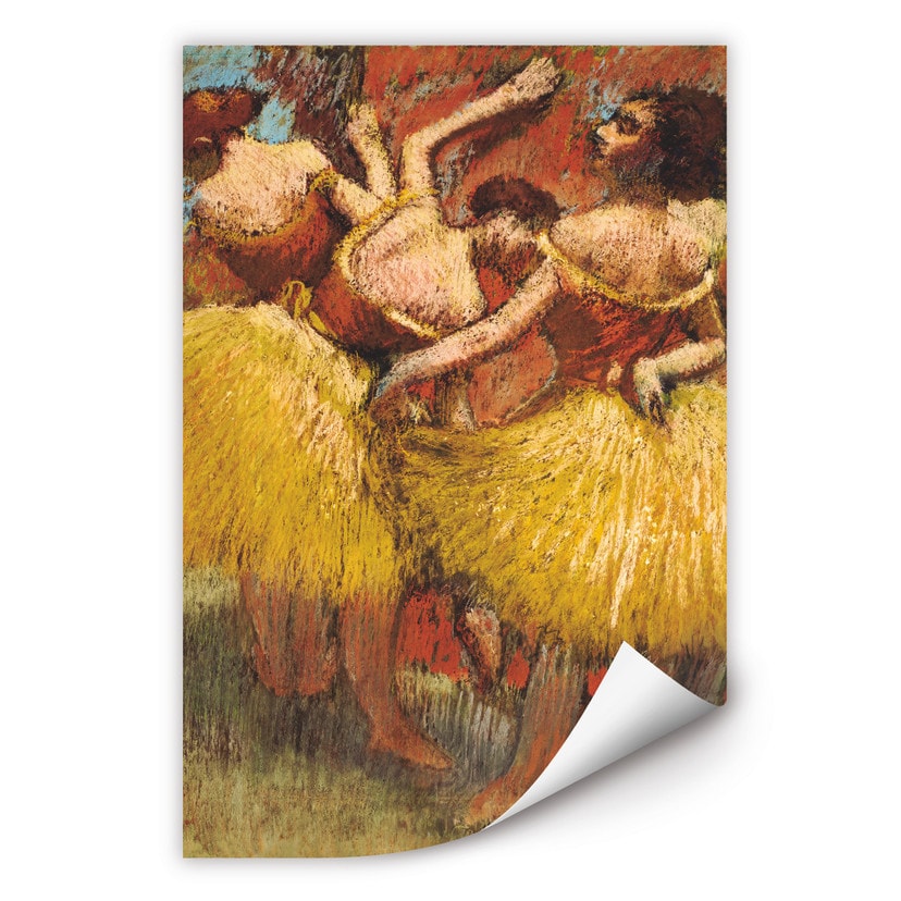 Wallprint Degas - Drei Tänzerinnen