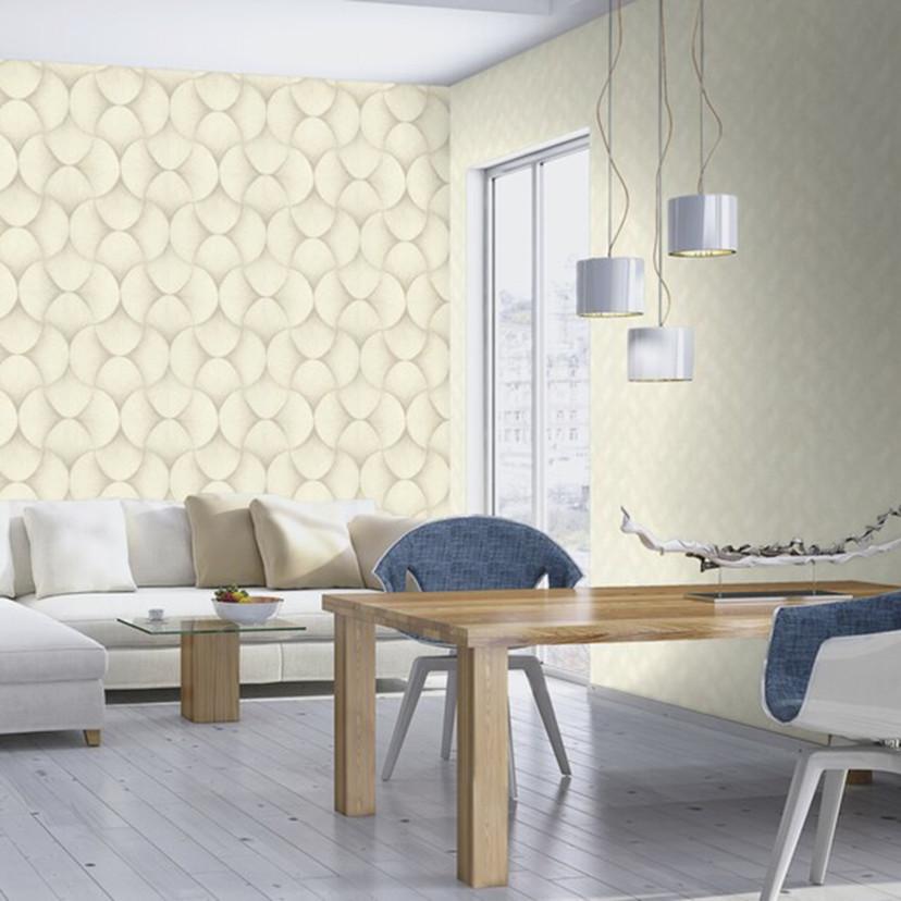 mønster tapet, non-woven tapet Sky Lounge hvid-perlemor
