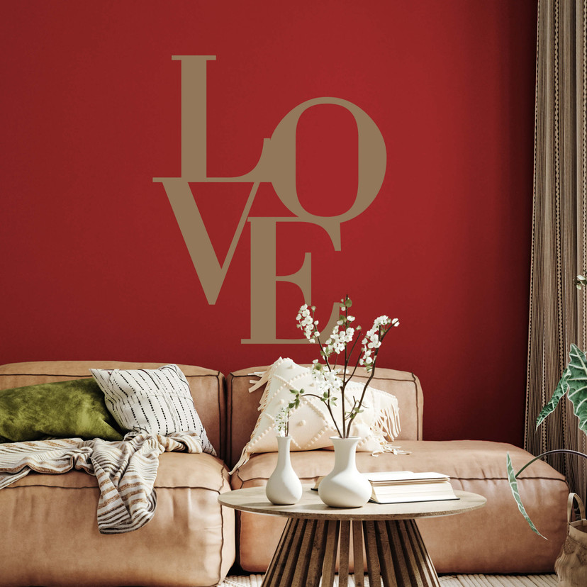 Sticker mural LOVE