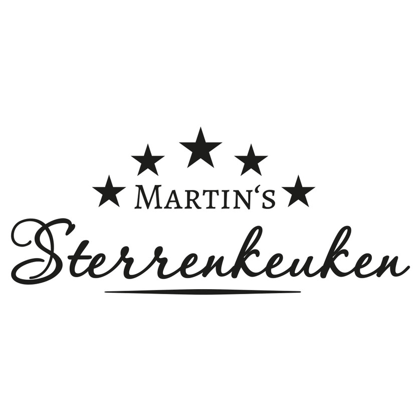 Muursticker + Naam Sterrenkeuken