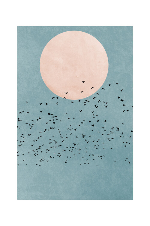 Kunstplakat Kubistika - Fly away, plakat (40 x 60 cm)