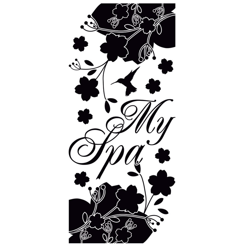 Wallsticker Sticker mural - Bannière My Spa