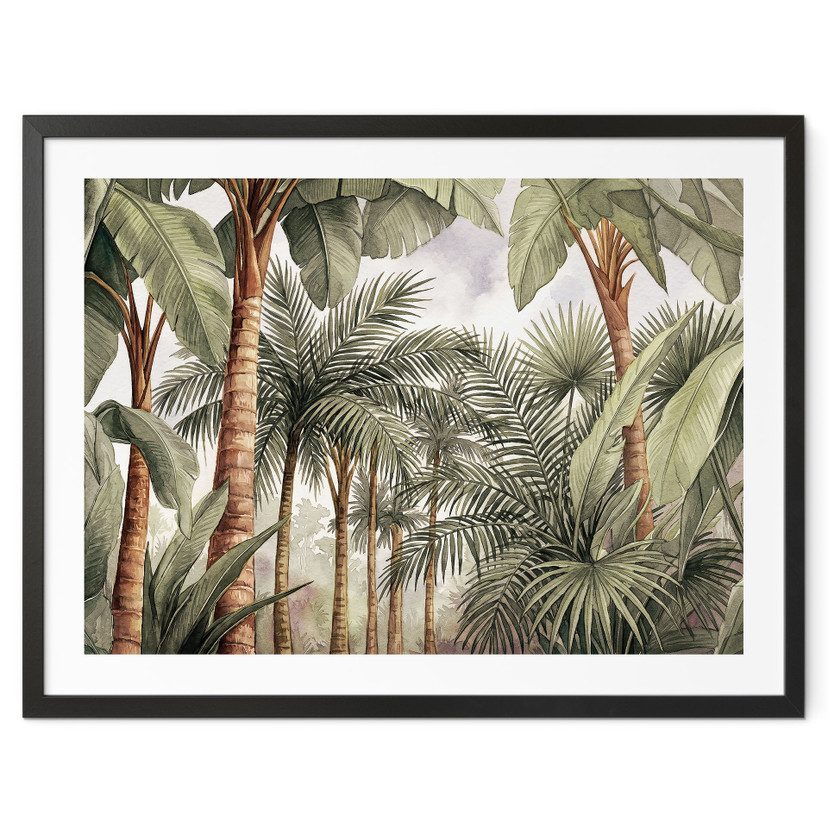 Poster Tropischer Palmenwald - Pictufy Studio