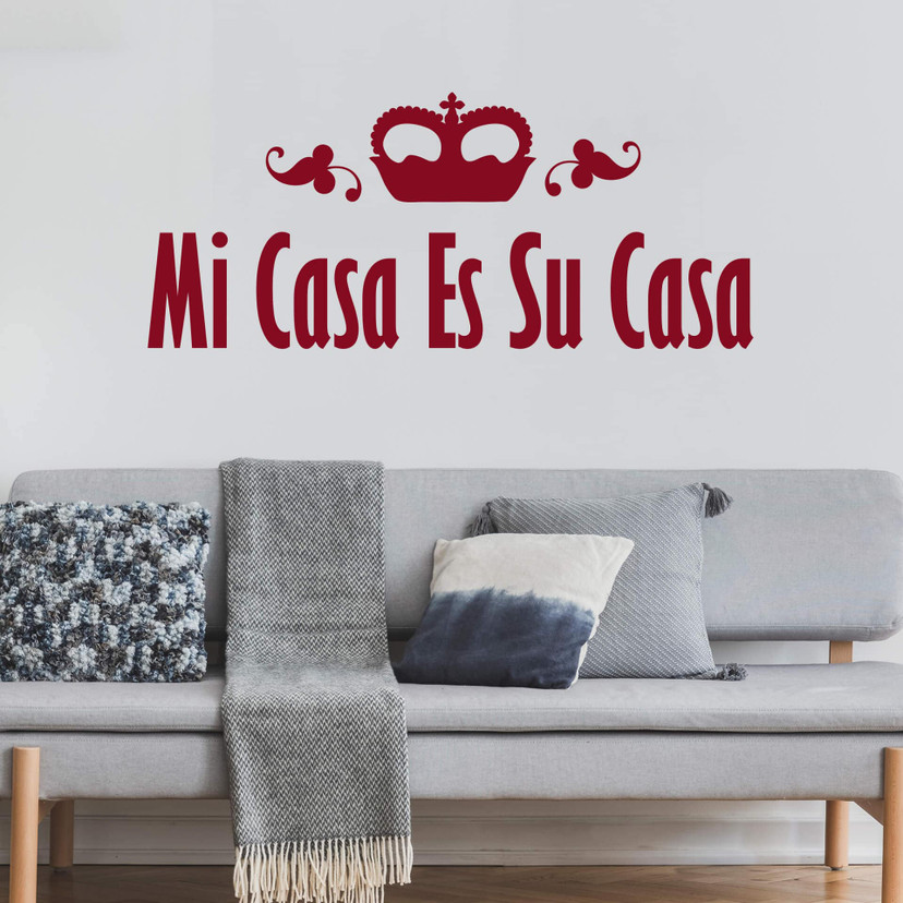 Wallsticker Mi Casa Es Su Casa 2