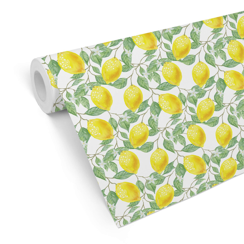 Fototapete Water Colour Lemons