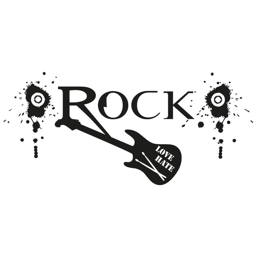 Sticker mural - Rock