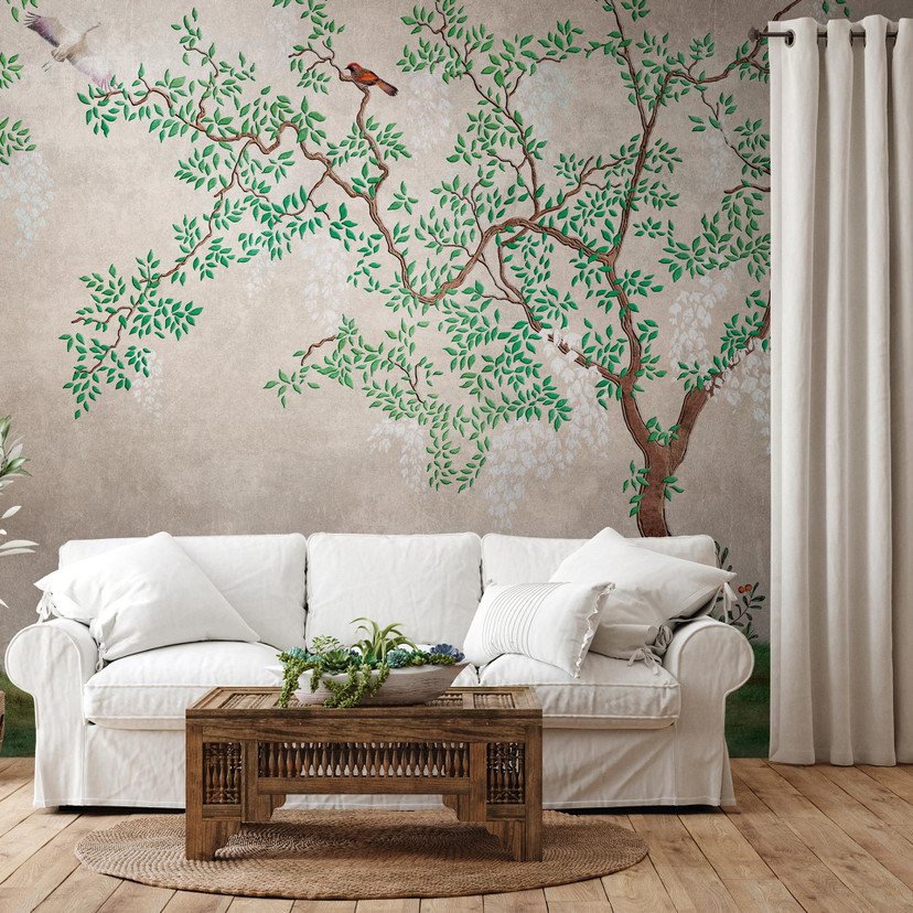 Papier peint paysage Livingwalls Metropolitan stories THE WALL