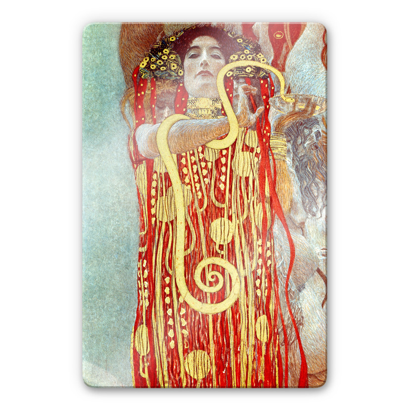 Glasbillede - Klimt - Hygeia
