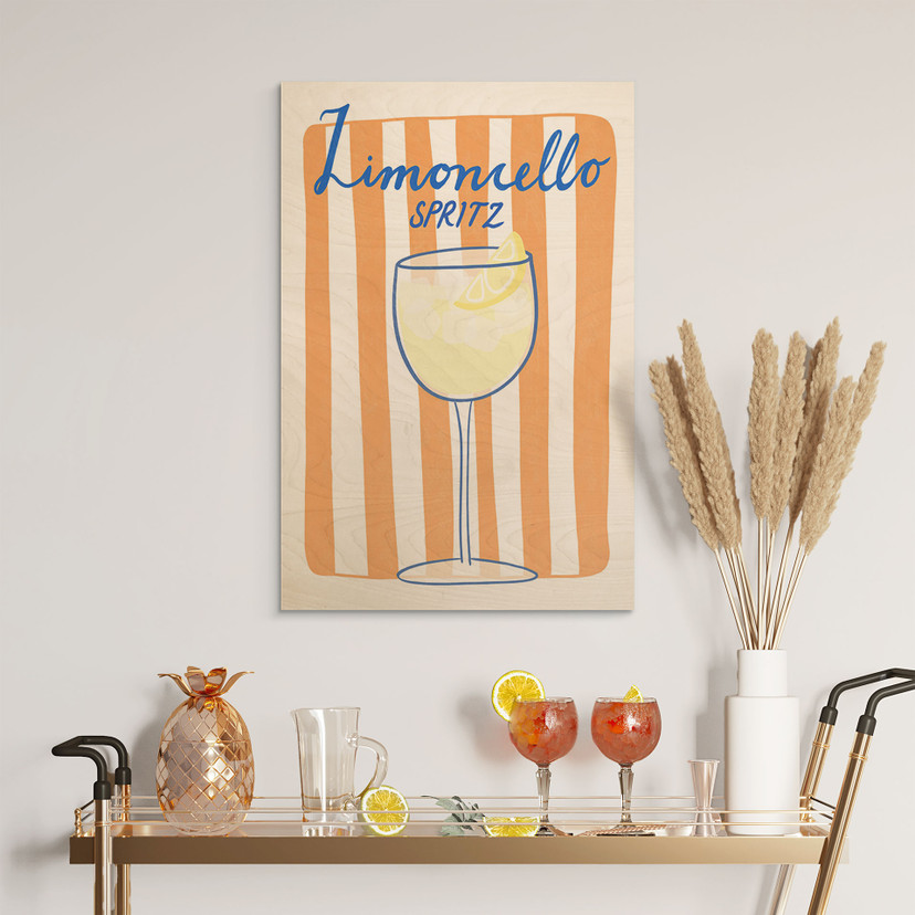 Plakat drewniany Limoncello Spritz - Fritsch