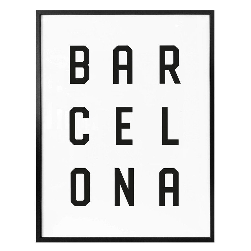 Plakat - Typografia Barcelona
