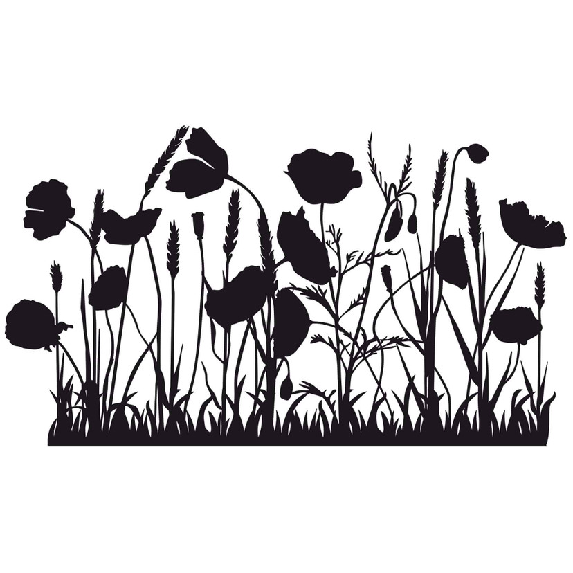 Wallsticker Valmuemark