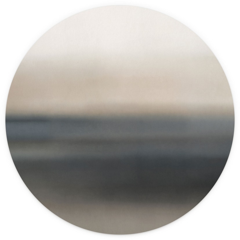Papier Peint Photo Rotko Sand - Horizon Minimaliste - Sir Edward x Grigory Gladarev - Rond