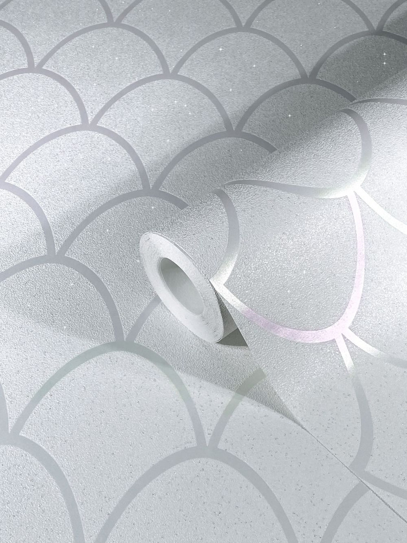 SCHÖNER-WOHNEN non-woven tapet, grafisk tapet hvid