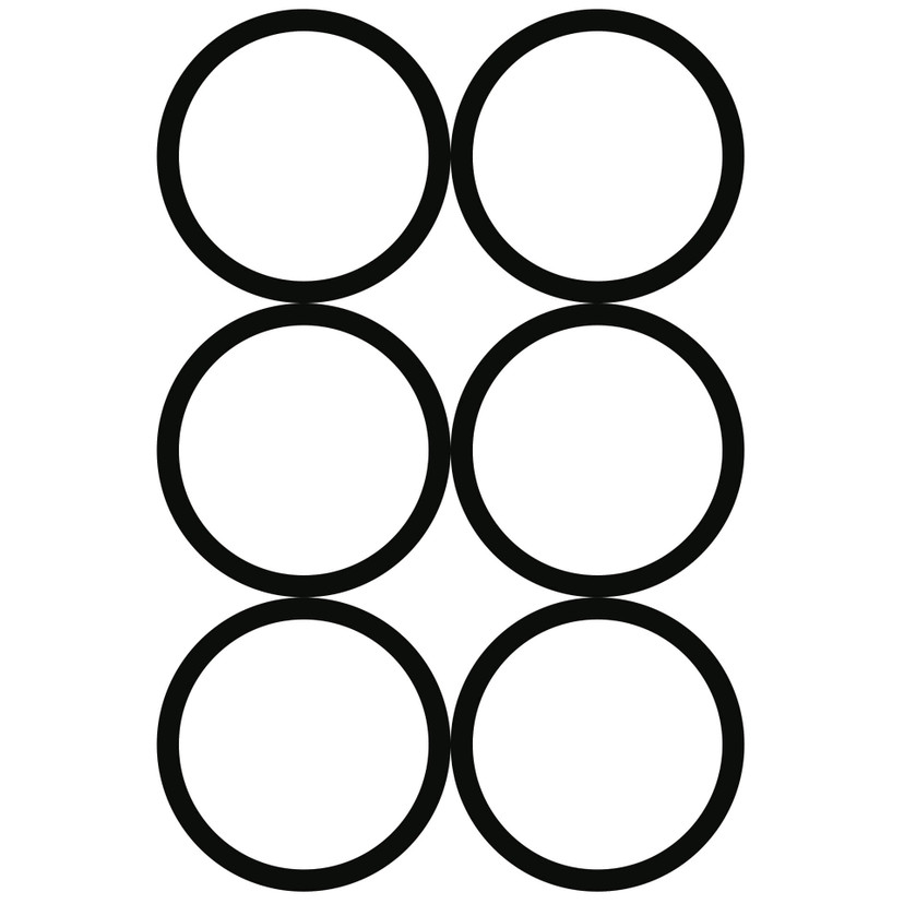 Wallsticker - Cirkel Mønster