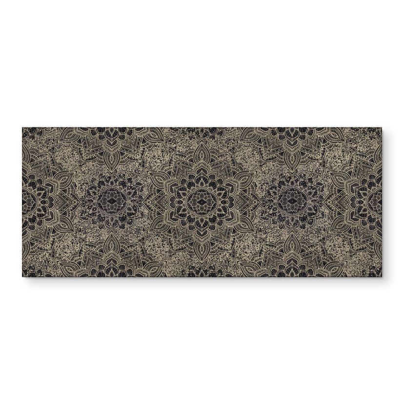 Stænkplade til køkken Mandala Boho antik guld - Bloomery Decor