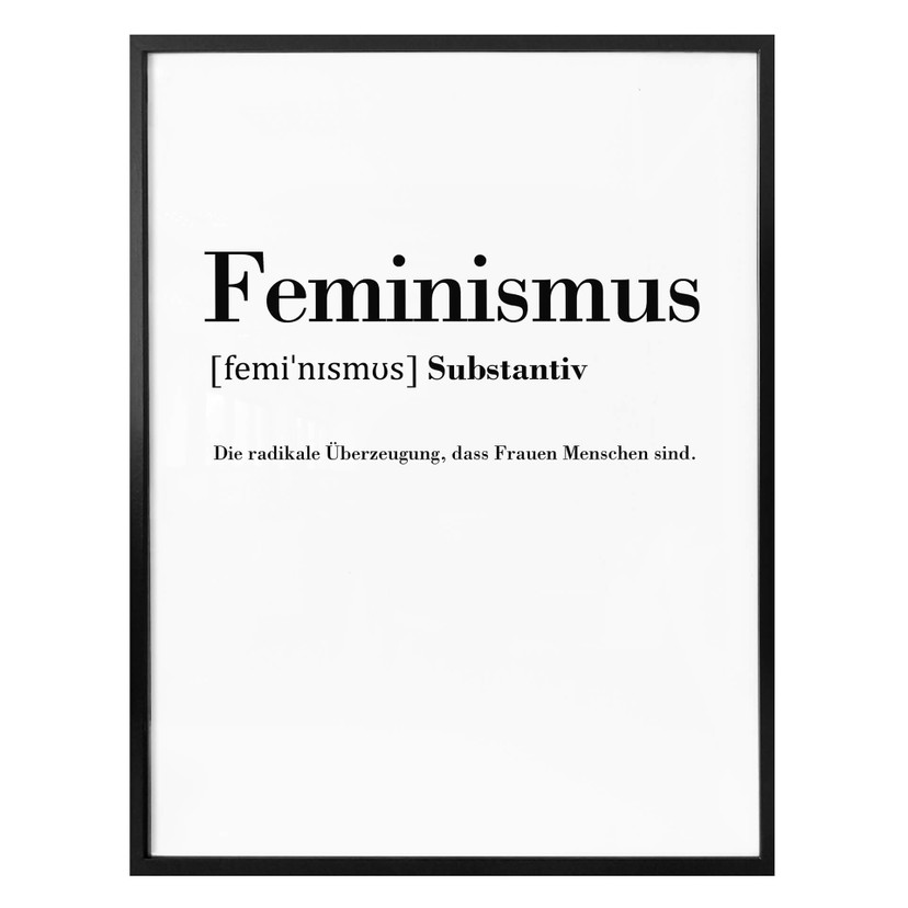 Poster Grammatik - Feminismus