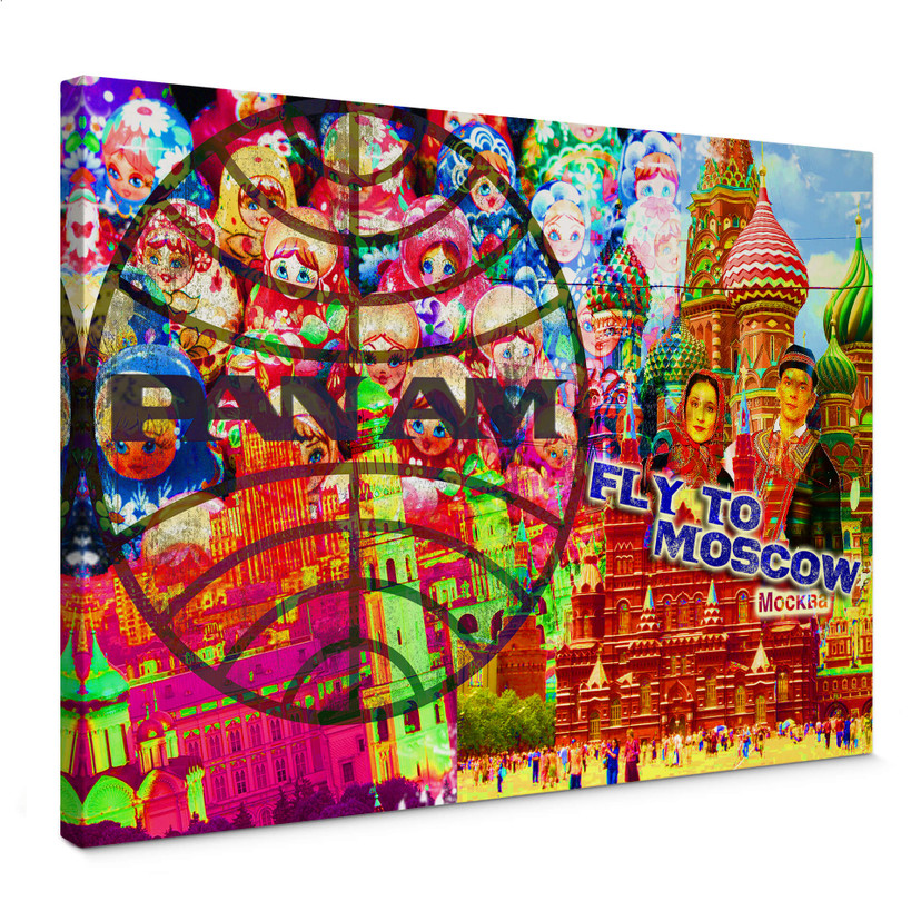Obraz na płótnie PAN AM - Moskwa