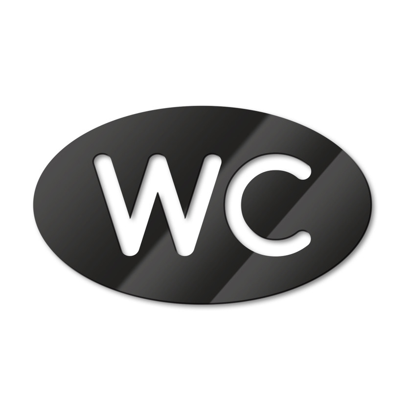 Akrylowa dekoracja WC
