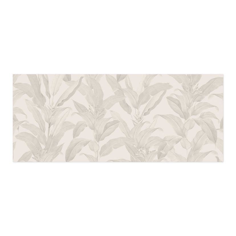 Revêtement pour cuisine adhésif Urban Jungle Feuilles tropicales Crème - Bloomery Decor