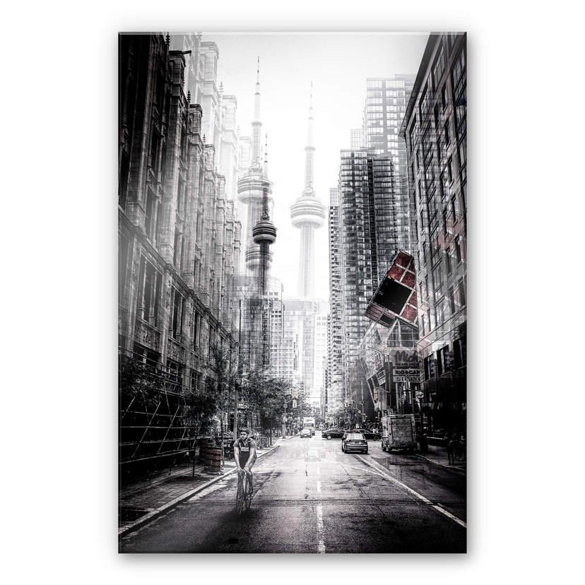Akrylbillede Chiriaco - Gader i Toronto