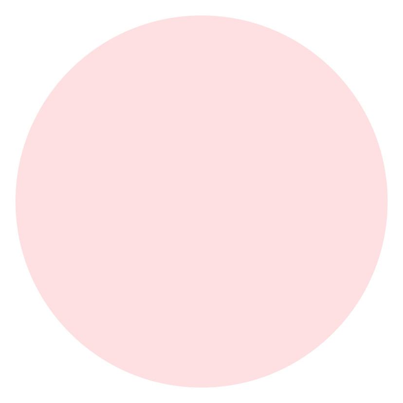 Sticker mural Cercle rose
