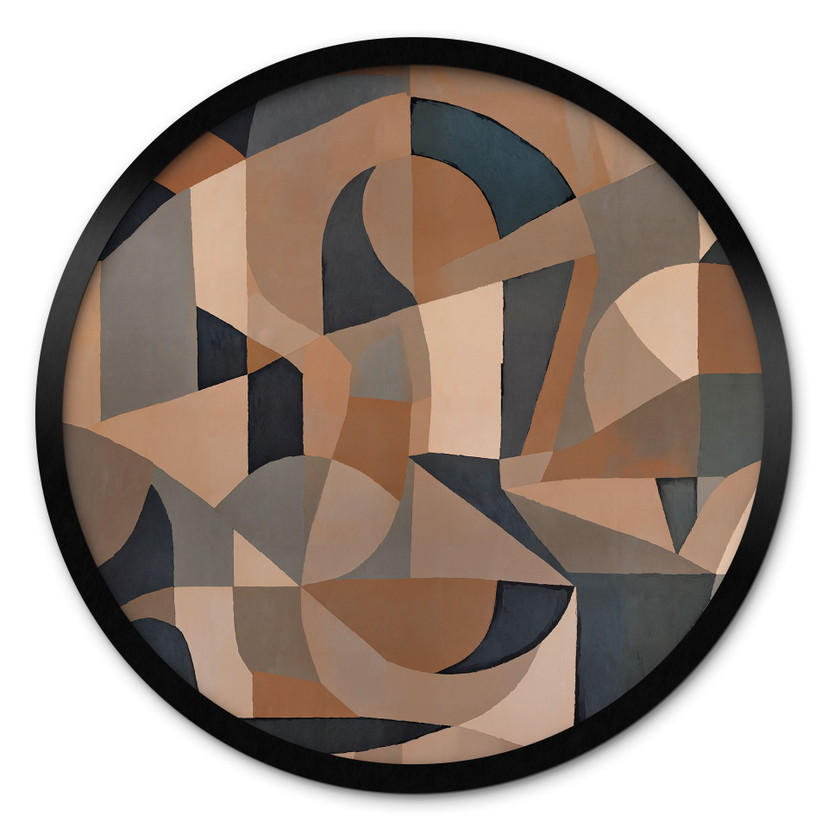 Poster Silent Arch - Geometrische Bogen - Sir Edward x Grigory Gladarev - Rond