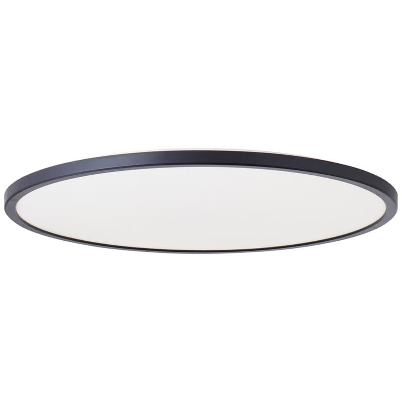 Aufbaupaneel Claire, schwarz, Ø 54,1 cm, Innenleuchte, Neutralweiß